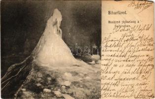 1902 Biharfüred, Stana de Vale, Stina de Vale; Eszkimó jégbarlang a Galbinában / Cheile Galbenei / ice cave, interior (b)