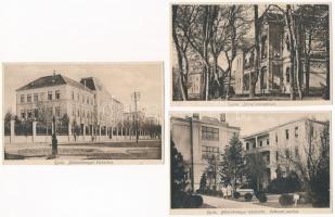 Gyula - 3 db régi képeslap / 3 pre-1945 postcards