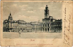 1903 Arad, Városháza. Divald műintézetéből / town hall (fl)
