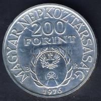 1976. 200Ft Ag "II.Rákóczi Ferenc" T:BU