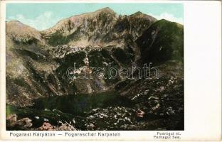 Fogarasi-havasok (Fogarasi Kárpátok), Fogarascher Karpathen, Muntii Fagarasului; Podragul tó / Lacul Podragu / lake, mountains (EK)