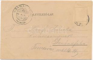 1903 Buziás, Buziásfürdő, Baile Buzias;  Roundo / Rondó / park (ázott / wet damage)