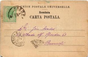 1903 Predeál, Predeal; Granita / Román-magyar határ, sorompó. Ed. Ad. Maier & D. Stern / Romania...