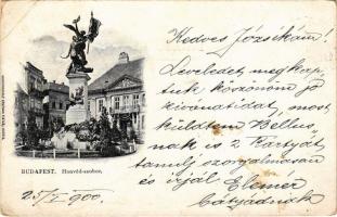 1900 Budapest I. Honvéd-szobor. Kunstanstalt Stephan Tietze (EK)