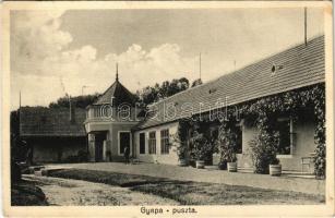 1930 Gyapa-puszta (Paks), kastély villa, kúria. Tumpek fényképész kiadása