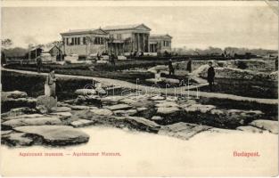 Budapest III. Aquincumi múzeum. Divald Károly műintézete 1909. (EK)