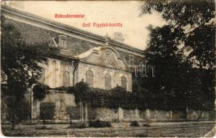 1908 Budapest XVII. Rákoskeresztúr, Gróf Vigyázó kastély. Szlávik Ferenc kiadása (fl)