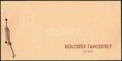 1935-1938 3 db meghívó táncestélyekre