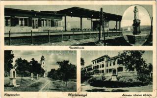 1939 Máriabesnyő (Gödöllő), Vasútállomás, Kegytemplom, Salvator nővérek zárdája (EK)