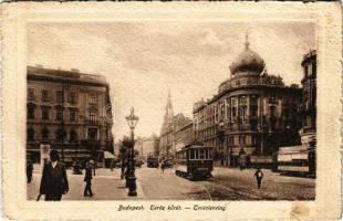 Budapest VII. Teréz körút (Blaha Lujza tér), villamosok