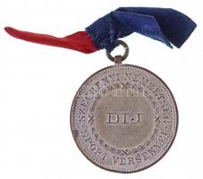 ~1920-1930. "Széchenyi Nemzetség Sportversenyei - DIJ / Ha Isten velünk, ki ellenünk" ezüs...