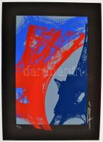 Hervé, Rodolf (1957-2000): Eiffel-torony. Szitanyomat, papír, jelzett, számozott (31/40), ca. 34,5x2...