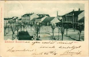 1901 Zenta, Senta; Fő tér. kapható Kabos Árminnál / main square