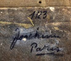 Joachim József (1897-1954): Szobor tanulmány, ceruza, szén, papír, jelzett és datált (Joachim Paris ...