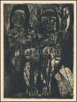 Össz. 5 db klf. rézkarc és hidegtű grafika, többek közt Varga Nándor Lajos, Pirkenstein után (1895-1...