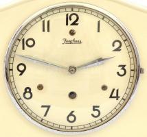 Porcelán Junghans retro falióra ingás szerkezettel. Javításra szorul, de jó állapotban, Kulccsal 26x...
