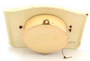 Porcelán Junghans retro falióra ingás szerkezettel. Javításra szorul, de jó állapotban, Kulccsal 26x...