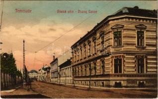 1914 Temesvár, Timisoara; Dózsa utca. Koronaherczeg tőzsde kiadása / street