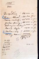 cca 1910-1920 Felhívás katonai szolgálatra behívott személy részére, kitöltetlen