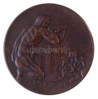 1949. "Magyar Szabadságharcos Szövetség 1949. IV. 24" részben zománcozott lövészeti Br eml...