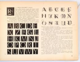 Rosner Ármin: A betűrajzolás. Bp.,1935., Kő és Műkő, 85+2+100+2 p. Harmadik, bővített és javított ki...