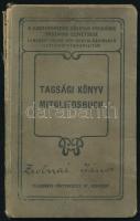 1924 Bőripari Munkások Országos Szövetsége által kiállított tagsági könyv