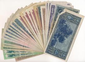 Vegyes 26db-os pengő-forint bankjegy tétel, közte 1990. 500Ft (3x) T:III,III-