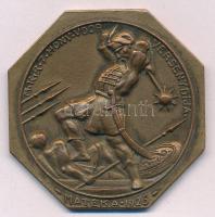 Matéka Sándor (1890-1971) 1925. "M. Kir. 7. Honv. Vadász dandár versenydíja / Galamblövő verseny Miskolc 1927." Br plakett (42mm) T:1-,2