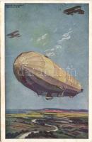Zeppelin airplanes military