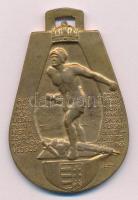 1922. A M. Kir. Honvédelmi Minister és a M. Kir. Honvédség főparancsnokának sportversenyérme. Alapíttatott: 1922 Br katonai díjérem (58x38mm) T:2