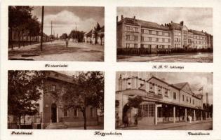 Hegyeshalom laktanya, posta, vasútállomás