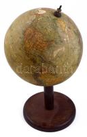 cca 1950 Füsi Lajos-féle földgömb sérülésekkel 46 cm