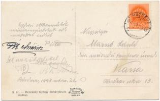 1943 Ráckeve, M. kir. kastély (Savoyai kastély). Kenessey György kiadása