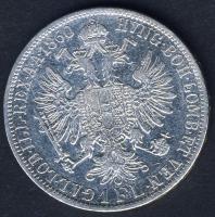 Ausztria 1860A 1Fl Ag T:3