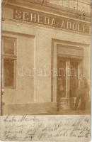 1909 Temesvár, Timisoara; Scheda Adolf üzlete / shop. photo (EB)