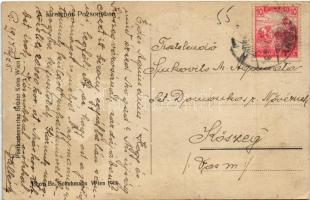 1918 Pozsony, Pressburg, Bratislava; Királyi pár látogatása: IV. Károly, Zita és Ottó / Visit of Cha...