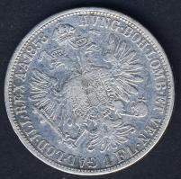 Ausztria 1858A 1Fl Ag T:3/3-