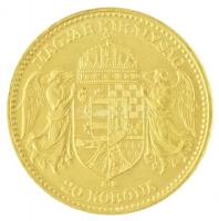 1914KB 20K Au "Ferenc József" Körmöcbánya. Bosznia címerrel (6,80g/0.900) T:1-,2 ph., karc...