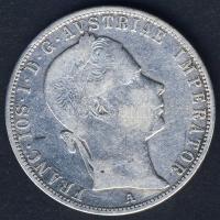 Ausztria 1858A 1Fl Ag T:3/3-