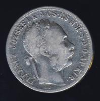 1890. 1Ft Ag "Fiumei címer" T:3