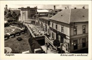 Veszprém, Hotel Korona szálloda a színházzal. Fodor Ferenc kiadása