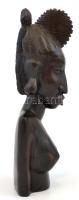 Erotikus afrikai keményfa szobor. 30 cm