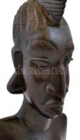 Erotikus afrikai keményfa szobor. 30 cm