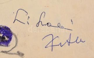 Vágvölgyi Ilona (1940-?): Össz. 21 db jelmezterv Tolsztoj: A sötétség hatalma c. darabhoz, Déryné Sz...