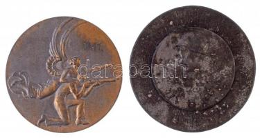 1939. "M. Kir. Budapest Székesfőváros Katonai Parancsnokság" Br érem. Szign.: Hránic (36mm...