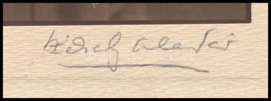 Székely Aladár (1870-1940): Férfiportré, fotó, kartonra ragasztva, aláírt, 15,5×11 cm