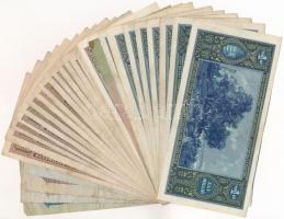 Vegyes 63db-os pengő bankjegy tétel T:III,III-