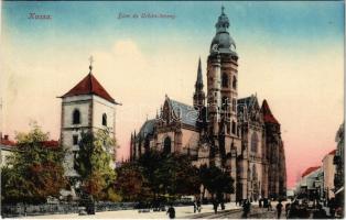 1918 Kassa, Kosice; Dóm és Urbán torony. Benczur Vilmos felvétele / cathedral, tower (EK)