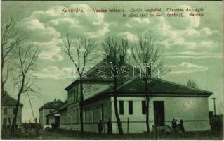 1914 Kevevára, Temeskubin, Kovin; Vadászlaktanya kantin részletten / Casarnea de Jagar, In parci (sau in Ratu continul), Kantine / K.u.K. military barracks, canteen, soldiers