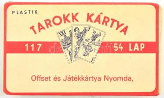 cca 1950 Tarokk kártya Offset és Játékkártya nyomda. bontatlan pakli, eredeti csomagolásban